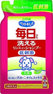 ライオン ペットキレイ 毎日でも洗える リンスインシャンプー 犬用 つめかえ用 愛犬用 詰替え400ml LIONPET