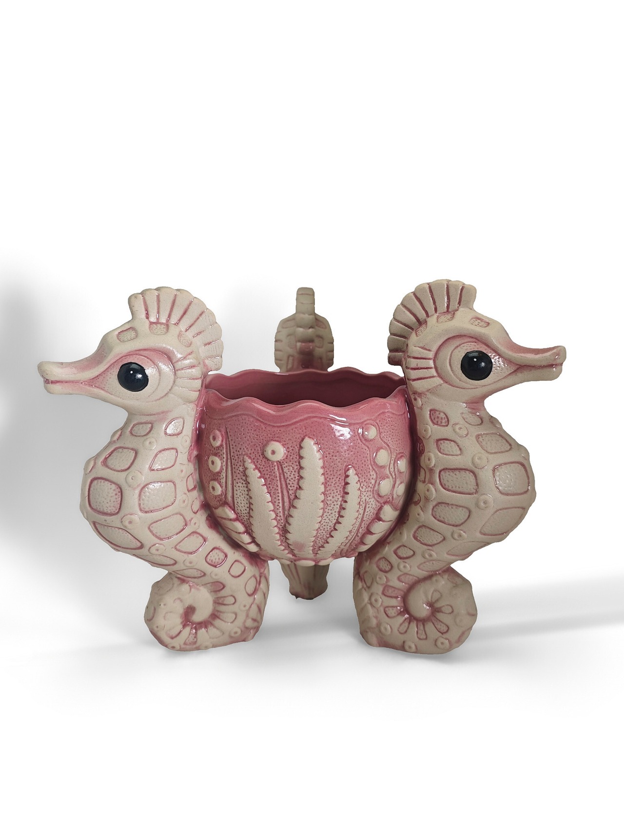 ヴィンテージ雑貨 Tiki Farm シードラゴン プランター ピンク