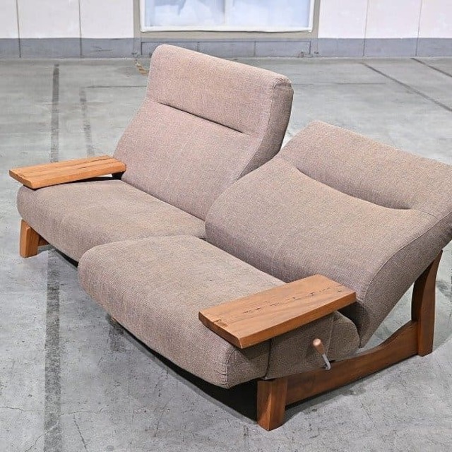 カリモク 39万「Chitano/W175」リクライニングソファセット セパレート ハイバック 北欧スタイル チターノ karimoku【中古家具/中古インテリア/USED家具ユーズド家具/リサイクル】