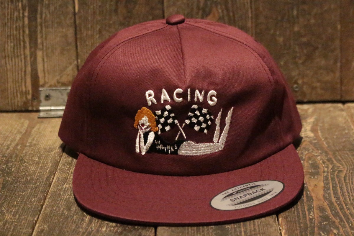 【WORTHIES】RACING FLAG CAP MAROON/ ワージーズ | Cannon Ball