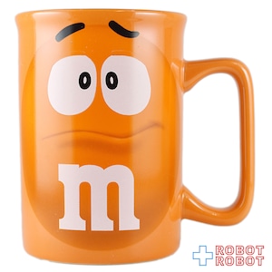 M&M's エムアンドエムズ マグカップ オレンジ 陶器