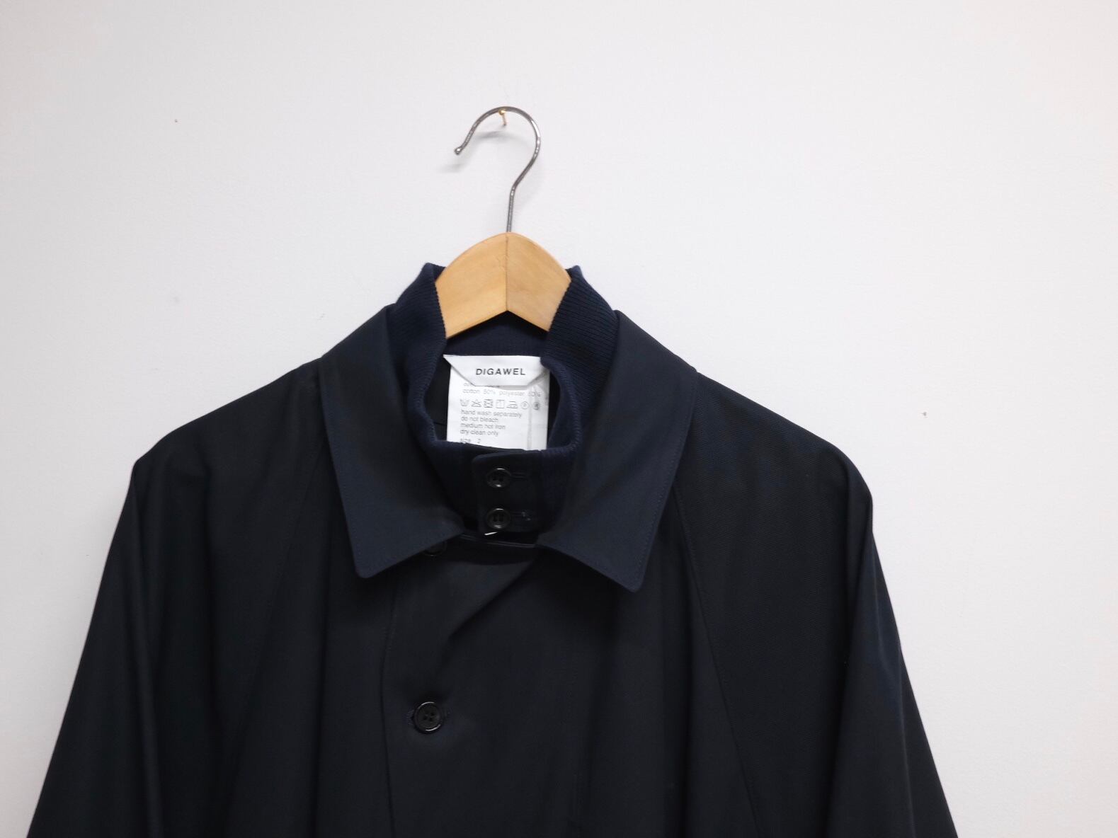 DIGAWEL“ Trench shirt blouson Navy” | Lapel online store