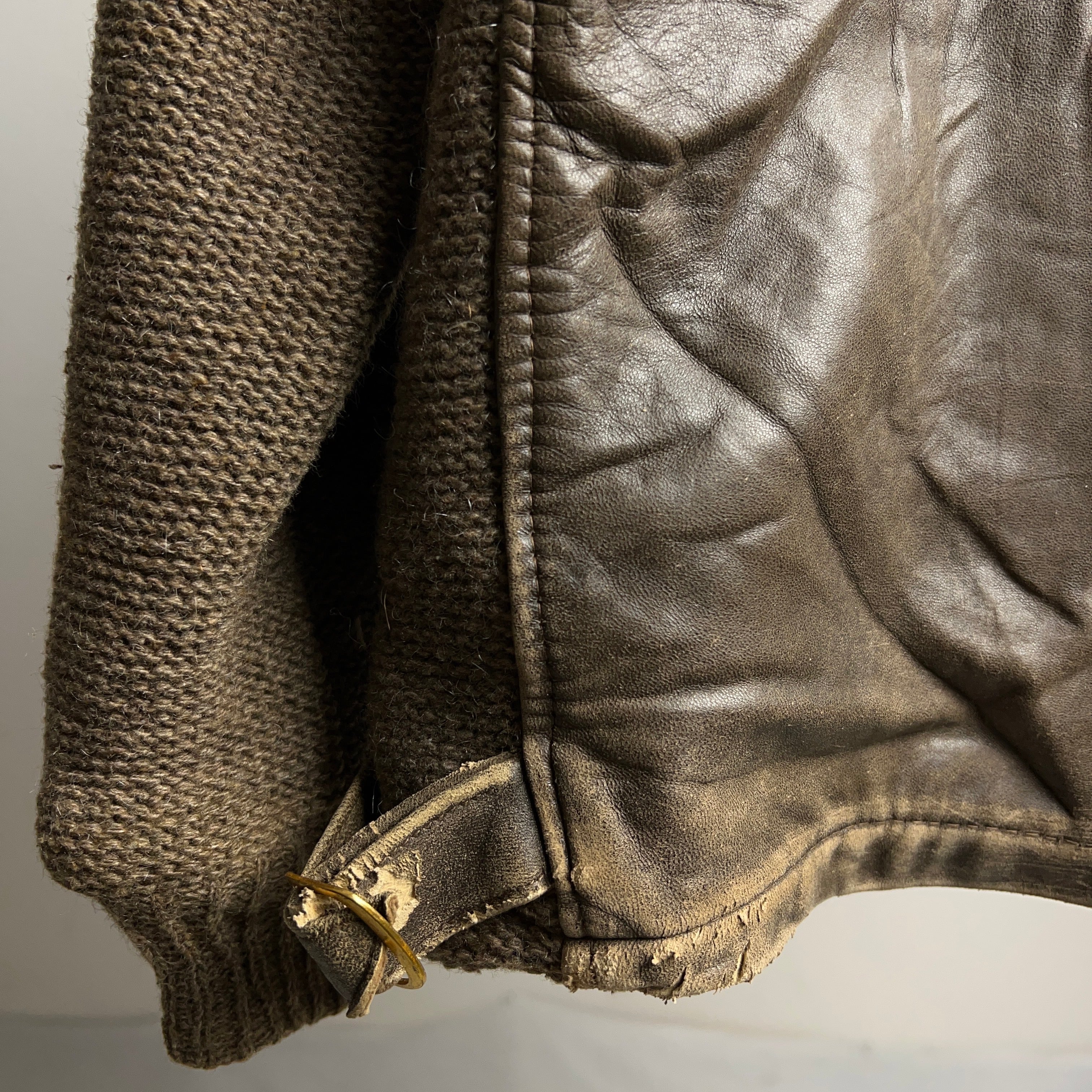 50's~60's McGREGOR Leather×Knit Jacket 50年代 60年代 マクレガー