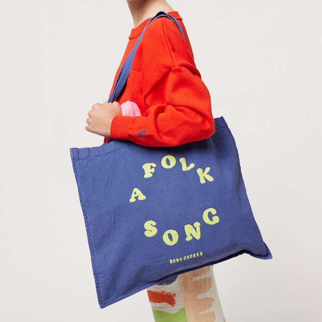 «即納» BOBO CHOSES A Folk Song blue tote bag