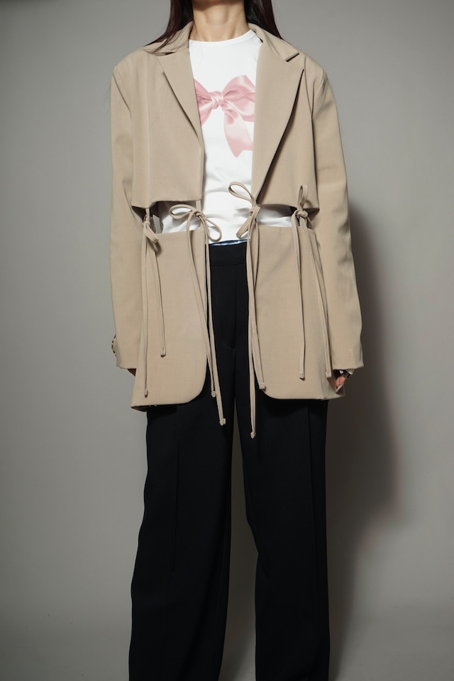 2WAY TIE JACKET   (BEIGE) 2404-78-20E