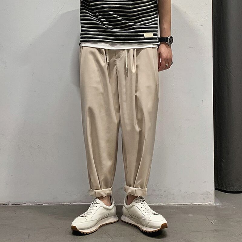 パンツ サマーソリッド カラーカジュアル 夏物 ソリッドカラー Xu_Tailang89538011636