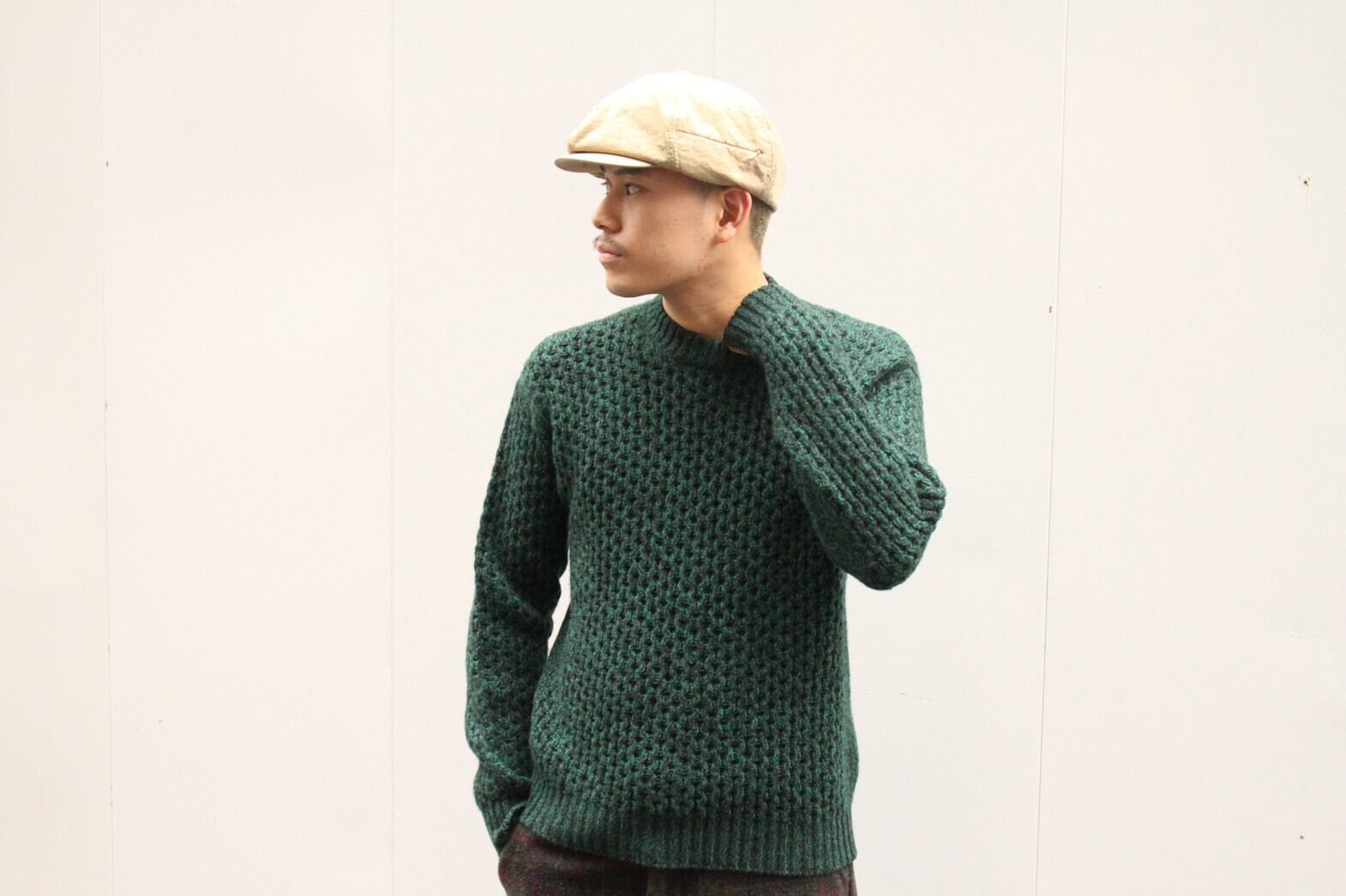 2017AW PRADA Wool×Cashmere Cable Knit ITALY製