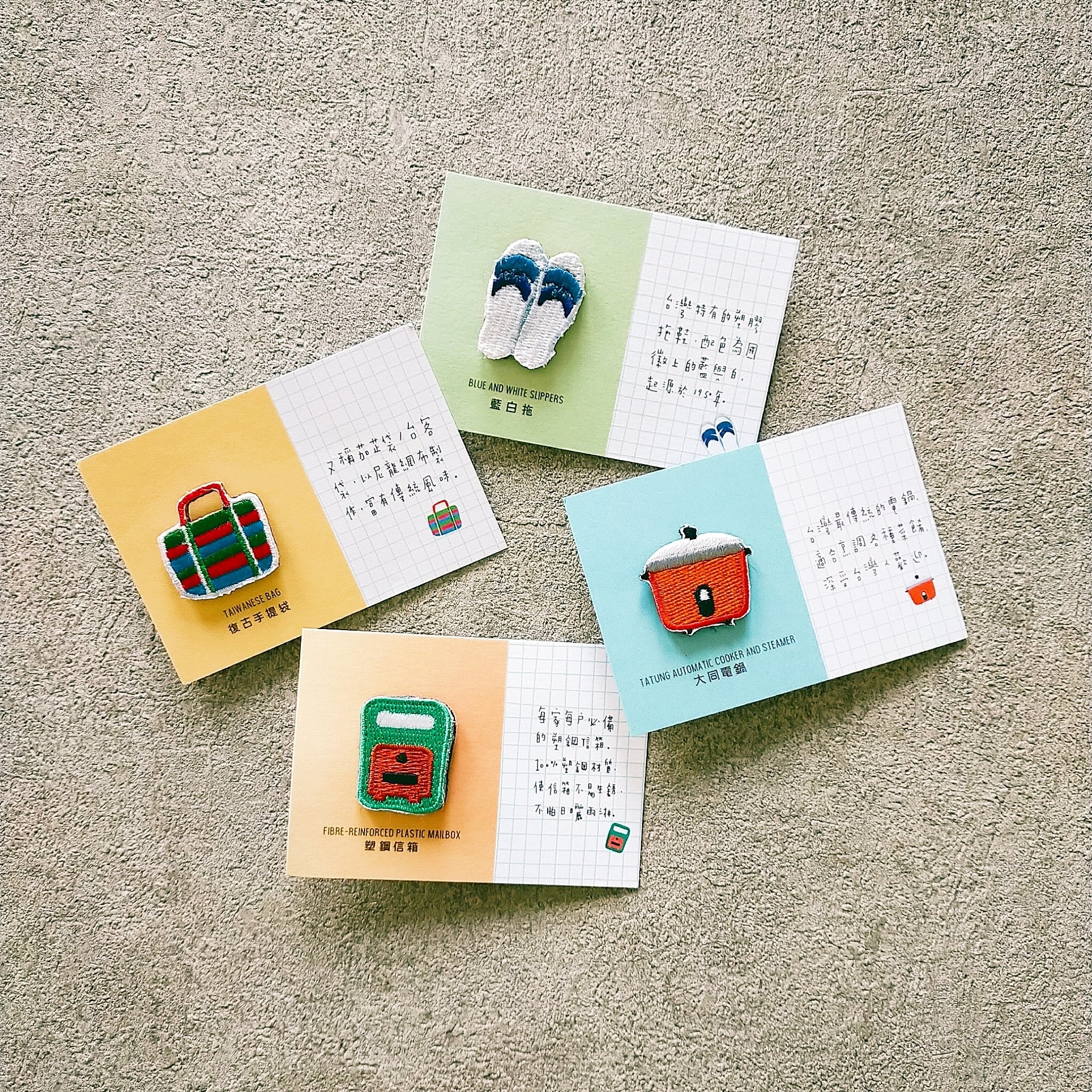 Littdlework 刺繍ワッペンピンバッジ | PAY ID