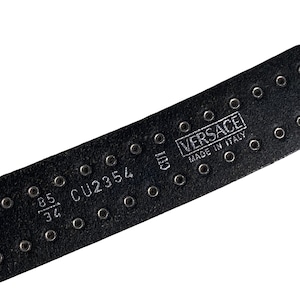 VERSACE studs belt