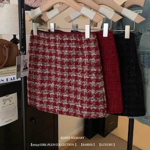 3色/ツイードミニスカート ・74996 3色/ツイードミニスカート ・74996