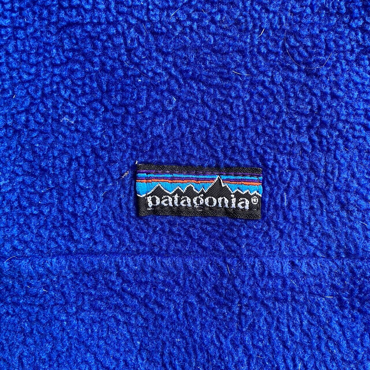 88年製 80年代 ヴィンテージ USA製 patagonia パタゴニア スナップT フリースプルオーバー メンズL 古着 25541 S8 ブルー  青 ビンテージ 80s【アウトドアジャケット】【フリースジャケット】【VTG】【SS2201-15】 | cave 古着屋【公式】古着通販サイト