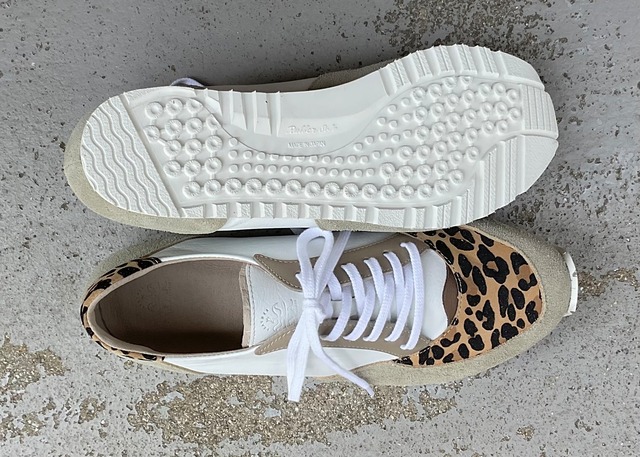 【レオパードアレンジ】大人カジュアル他には無いハンドメイドの柔らかい履き心地。