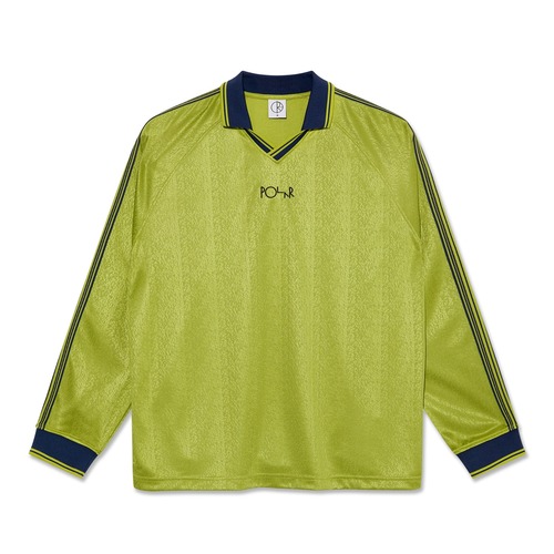 POLAR / DAVIE LS SHIRT PERIDOT/DARK BLUE