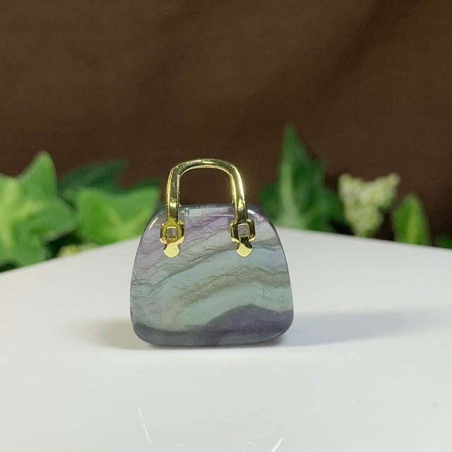 13.天然石とお出かけ☆フローライトカバン・バック
