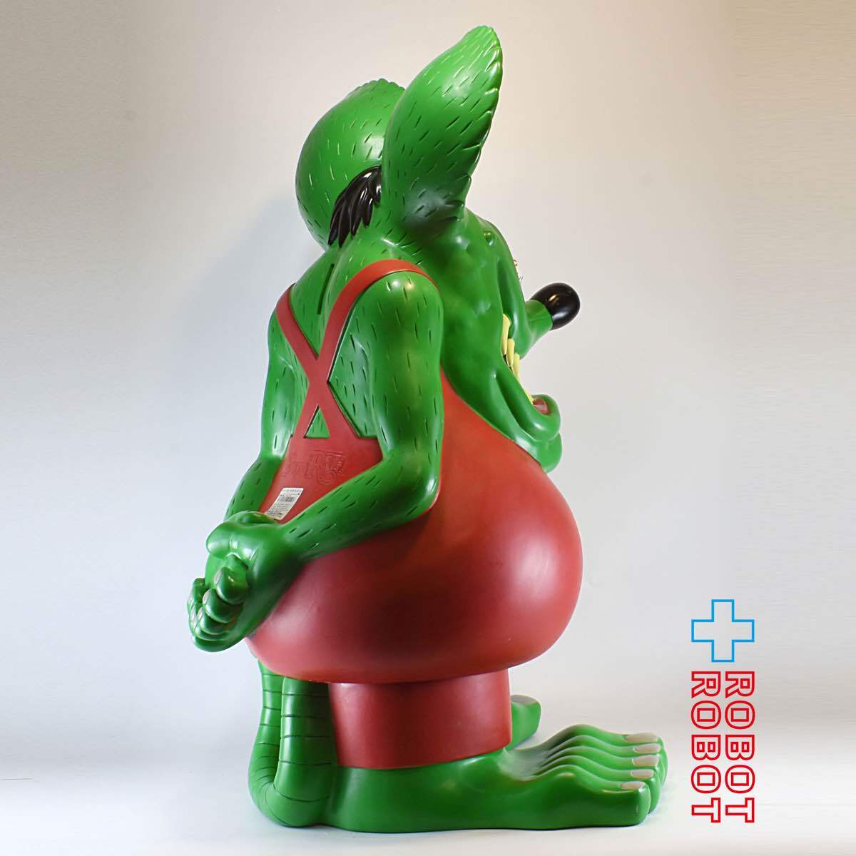 ラットフィンク ソフビ ビッグ貯金箱フィギュア グリーン スタチュー