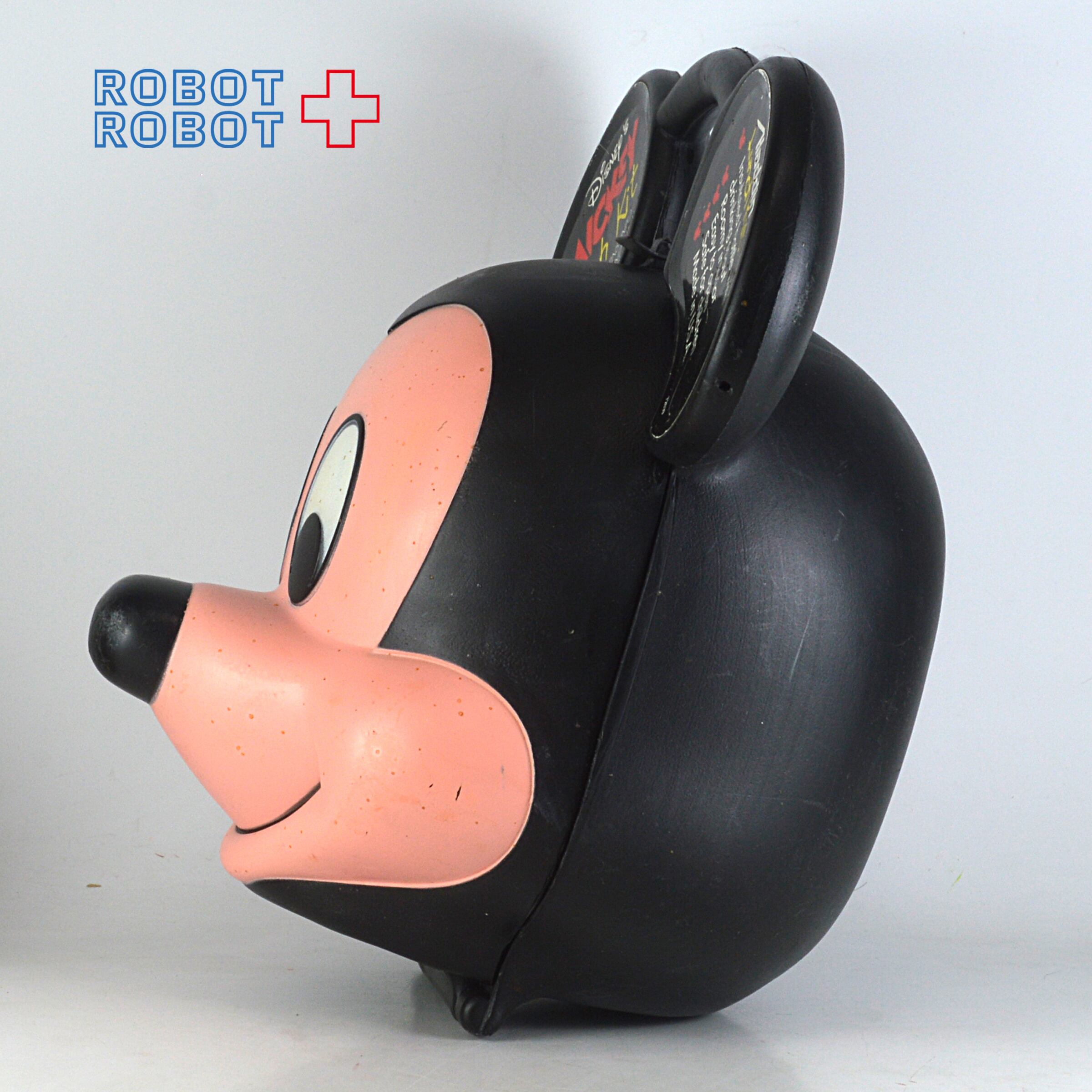 ⭕ミッキー フェイス ランチボックス アラジン社 サーモス無し ミニー d020 ミッキーマウス 顔のカタチのランチボックス 両耳シール付