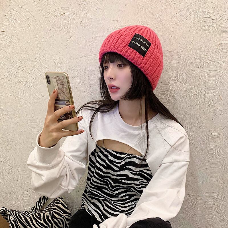 ウールオータムウィンターニット 帽子 秋物 冬物 ブラック・アイド・ピーズ27533393737