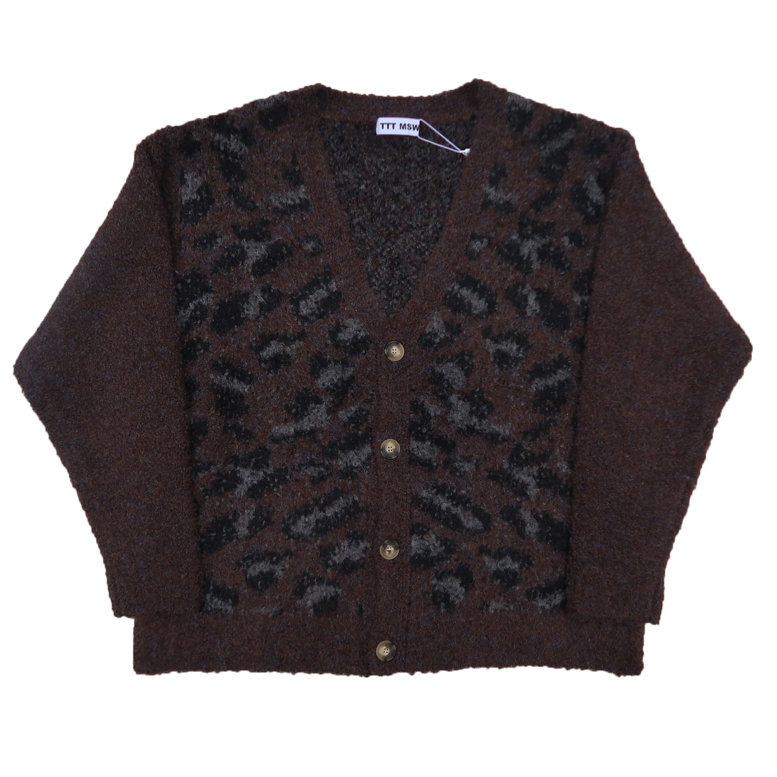 新品M ttt msw 21AW leopard cardigan | kensysgas.com