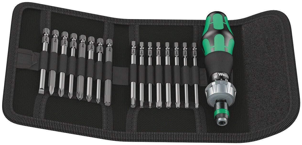 1663]Wera KK60 RA ラチェットドライバー17ピースセット 05051040001 