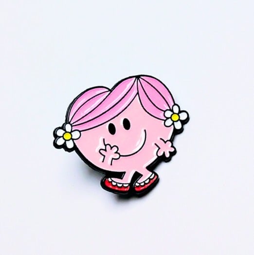 送料無料！ ★ピンズ PINS★ピンバッジ 【 ミスターメン リトルミス 】 Little Miss Hug / リトルミス ハグ 〚アメリカン雑貨 アメトイ〛