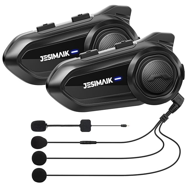JESIMAIK バイク インカム R16Pro バイク用インカム 音楽ながら通話 FM