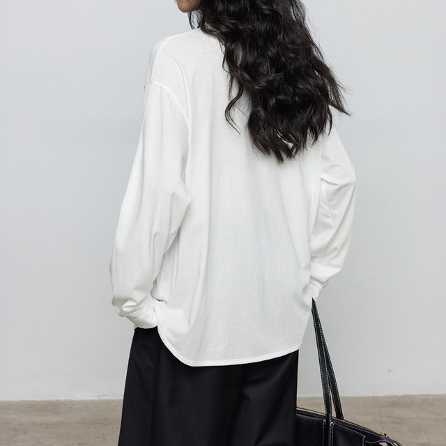 Graphic long sleeve tee A00087