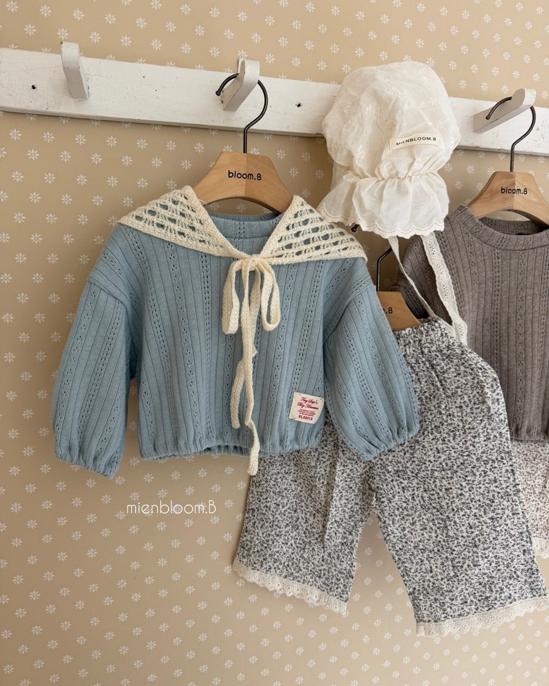 送料無料【予約】/ baby水彩画パンツ / mienbloom