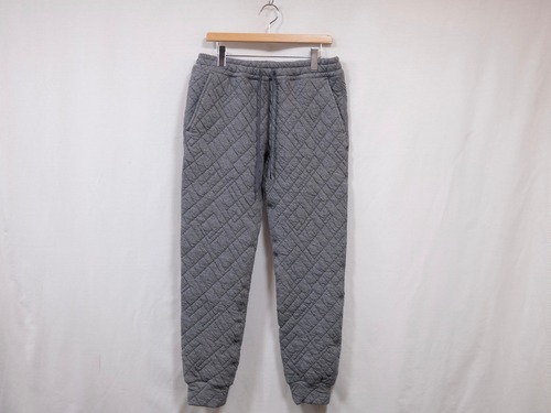 WHOWHAT”QUILTING EASY PANTS HEATHER GRAY”