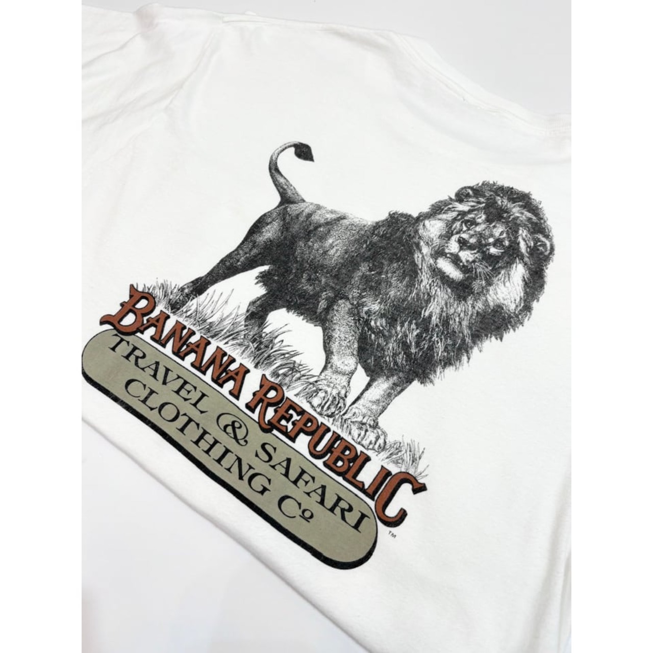 80s BANANA REPUBLIC Tee MADE IN USA  Size XL程_1
