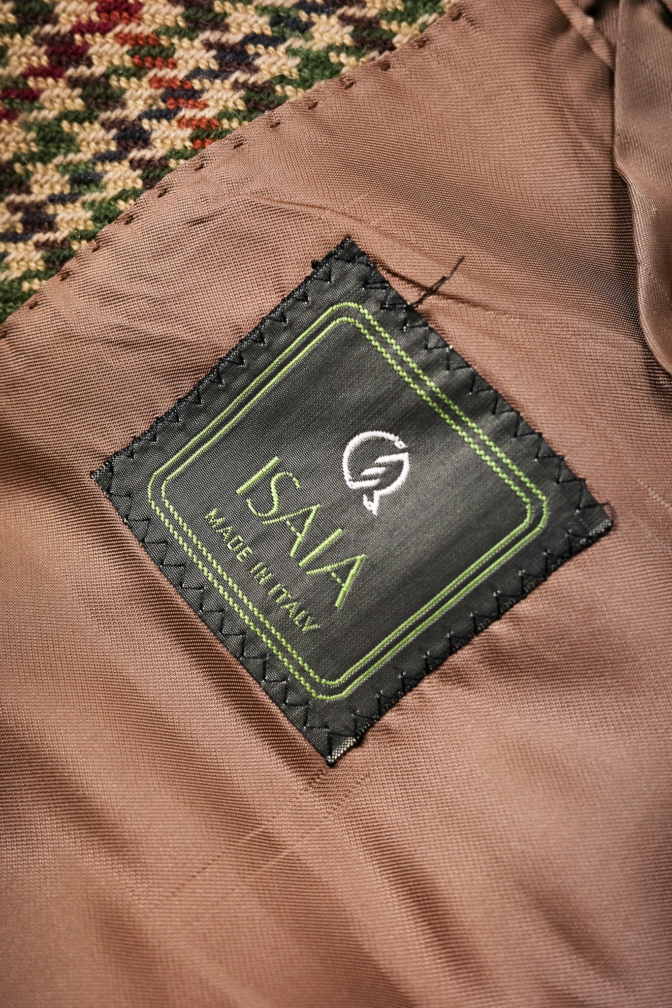 1990's] “ISAIA” Pure Cashmere Tailored Jacket (made in Italy