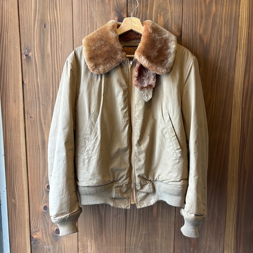 美品 50s REED WEAR B15 フライトジャケット USAAF 38相当 アメリカ陸軍航空隊 アメリカ空軍 USAF 襟ボア カーキ ヴィンテージ ミリタリー