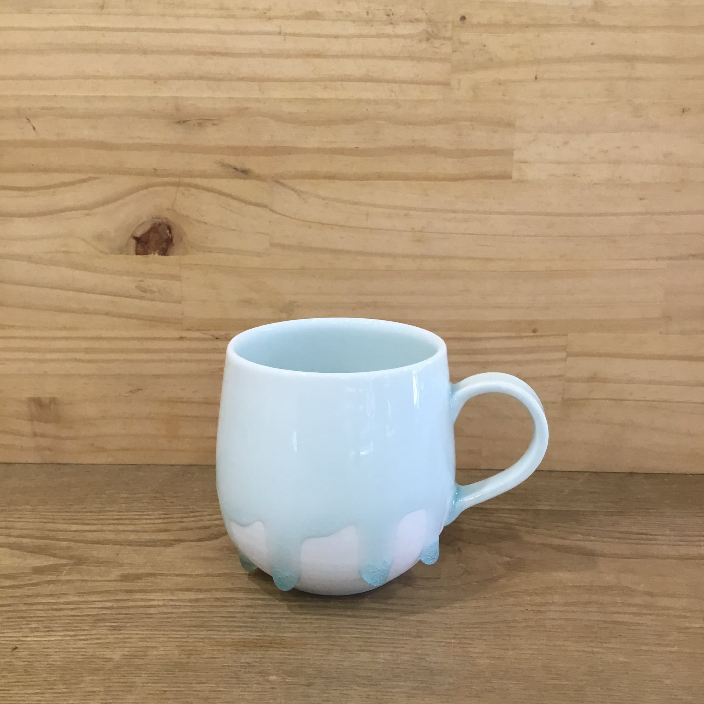 笠間焼 小林哲也作「雫 - shizuku -」 マグカップ | 趣味の園芸と陶器山竹