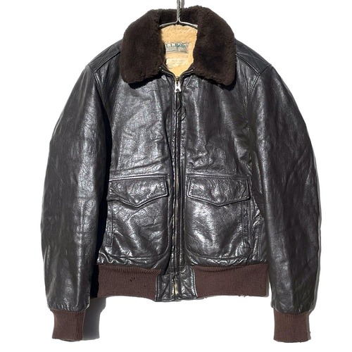 [LLBean] G-1 Shearling Boa Flight Jacket Leather Jacket [1980s-] Vintage Leather Jacket