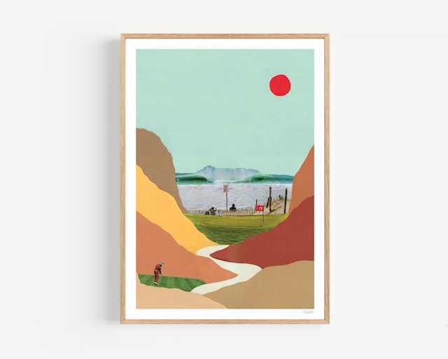 アート｜Ciel_Glue｜Moliets　50cmx70cm