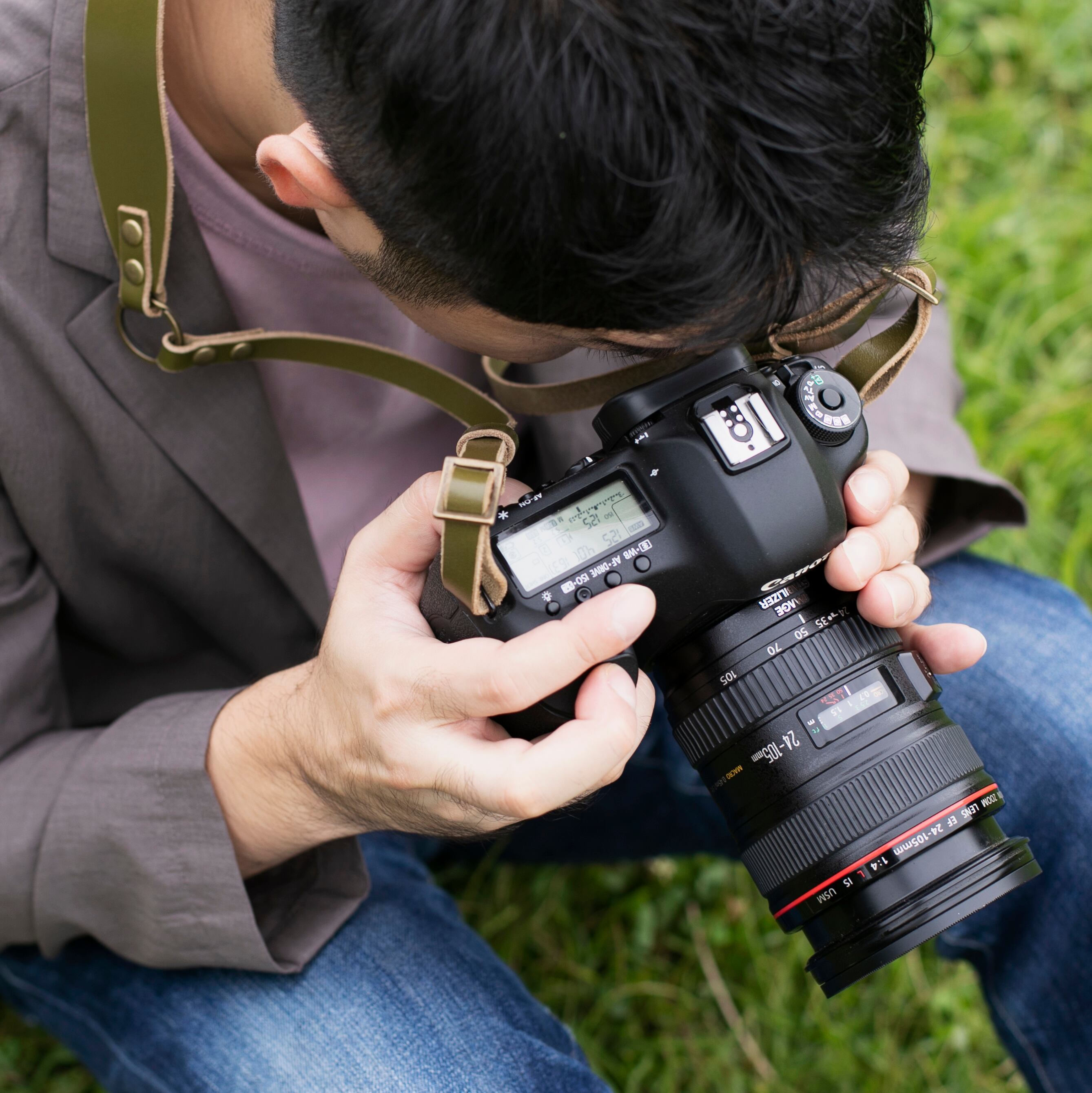 新しいスタイル Lancecamerastraps アジャスタブルネックストラップ オリーブグリーン Ans Ogr Ansogr 1oficioverde Com Br