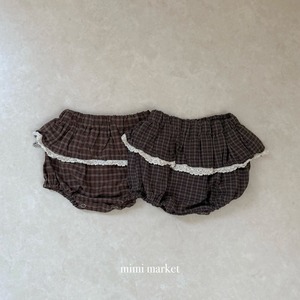 【予約/おまとめ割】mimi market / check's bloomer