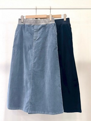 デニム風コーデュロイスカート