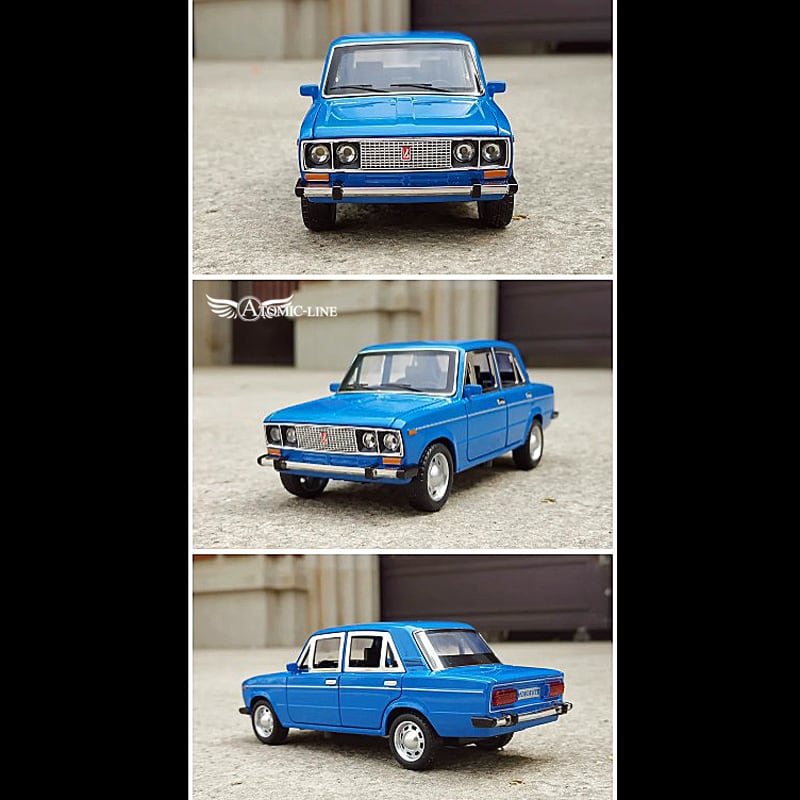 アフトヴァース VAZ-2106 Lada 1600 ミニカー 1/24 全3色 ライト点灯
