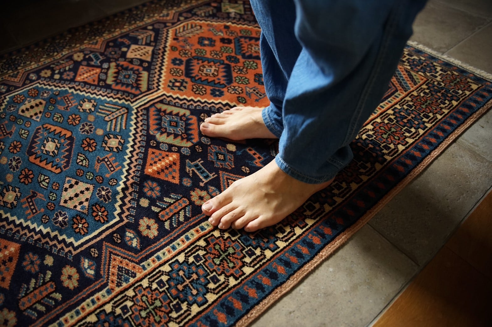 246 -Vintage Khamseh rug | 手織りのヴィンテージラグ専門店 | Bahr vinatage rug バハル ヴィンテージラグ  powered by BASE