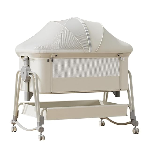 Dulumer 3 IN 1 ベビーベッド 添い寝 ゆりかご 持ち運びベビーベッド