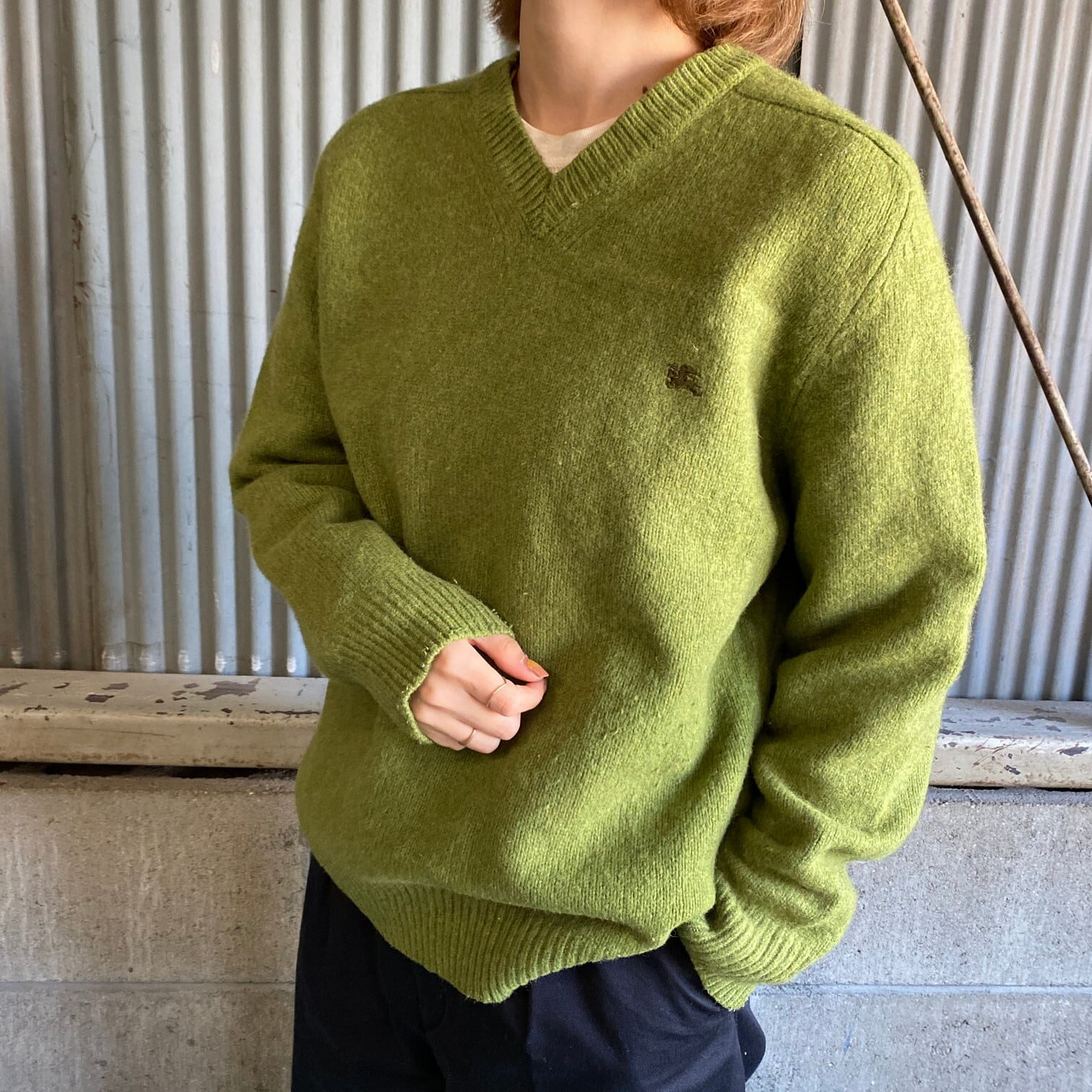 BURBERRY LONDON バーバリー ロンドン ウール ニットセーター 
