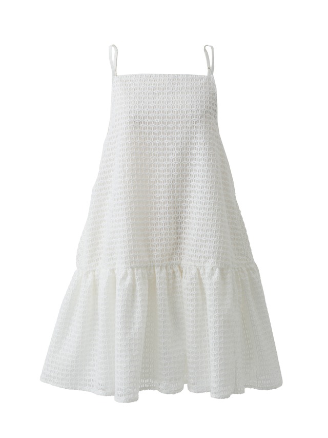 レースミニワンピース Angele　ホワイト