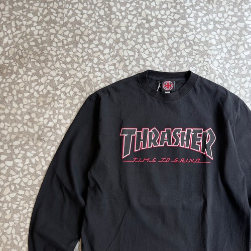 THRASHER × INDEPENDENT / ls T-shirt size M