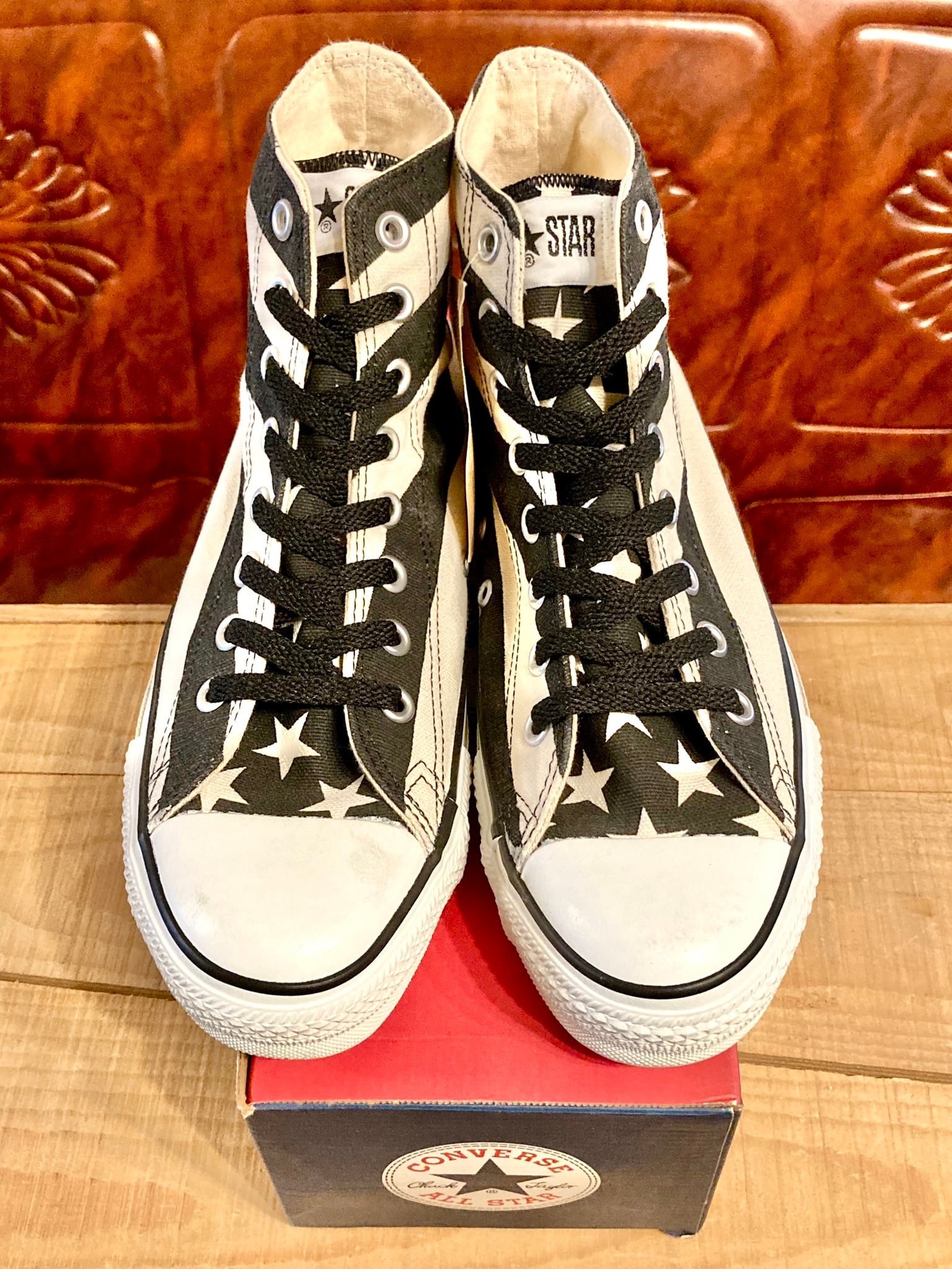 CONVERSE（コンバース）ALL STARS ＆ BARS (オールスター 星条旗 ハイカット 7.5 26cm USA 90s 236 | freestars