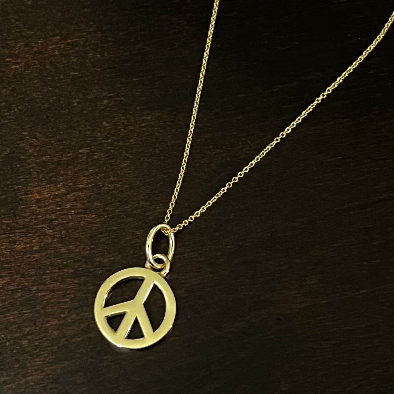Tiffany ティファニー オールド ピースマーク ペンダントトップ オールドティファニー 希少 ラージ ピースマーク ネックレス QI1fe