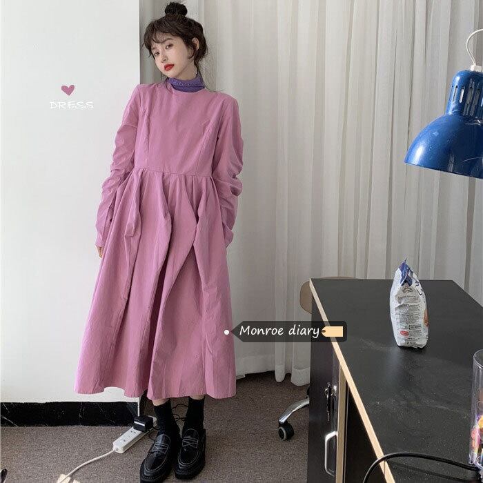 スタイルルーズドレス スカート スプリングAライン 春物 モンロー97426244337