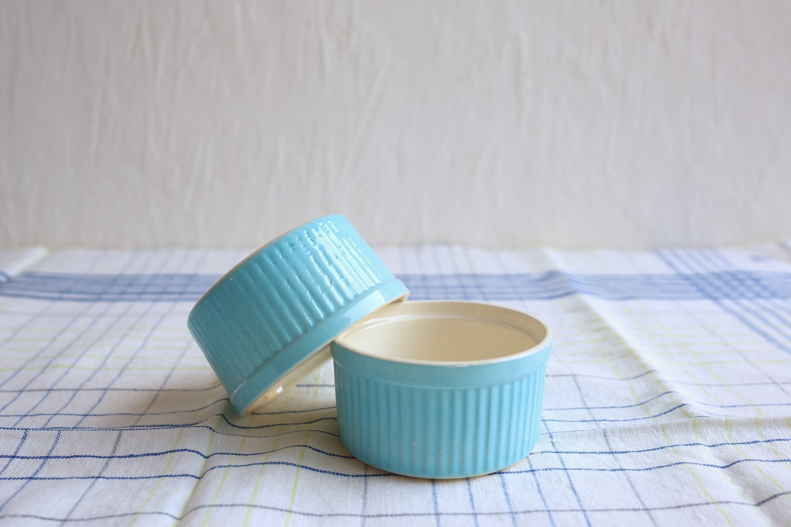 フランス アンティーク ヴィンテージ Digoin ディゴワン ココット 2個セット N-01343