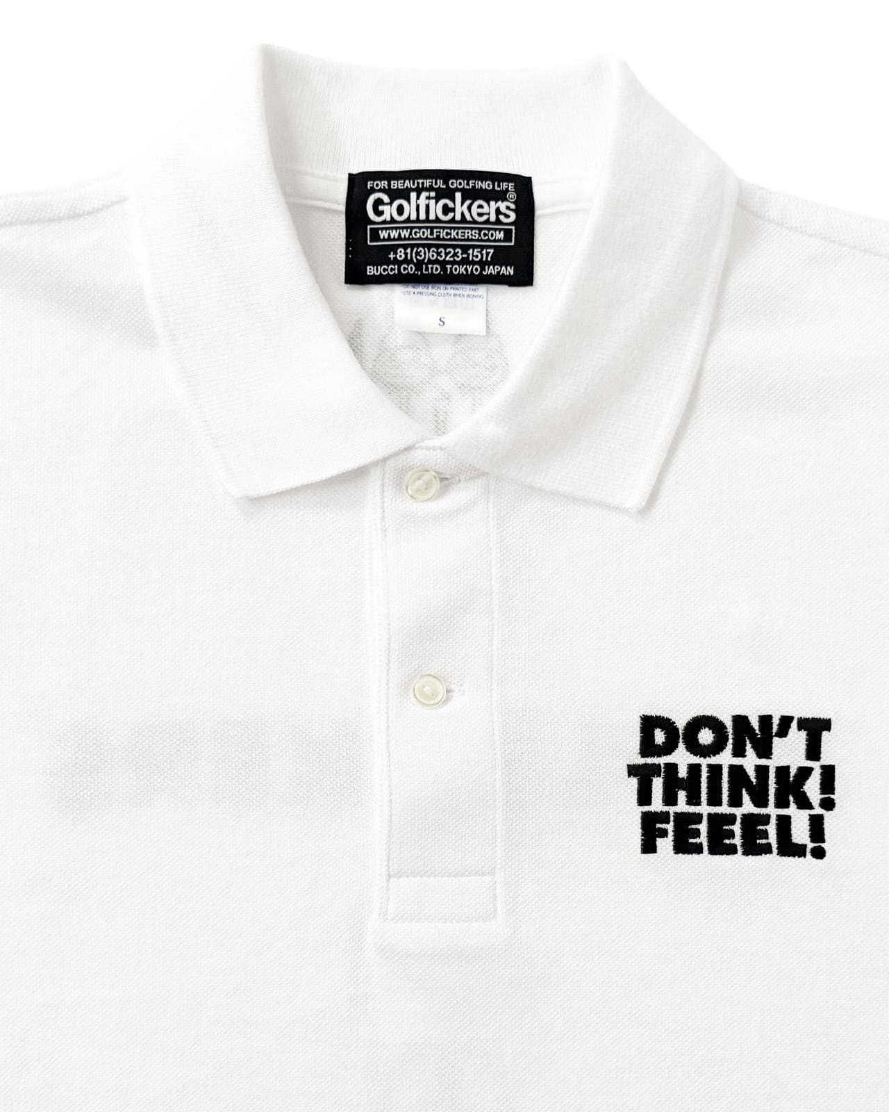 HOLE 664] 鹿の子ポロシャツ -White- ☆予約商品 | Golfickers