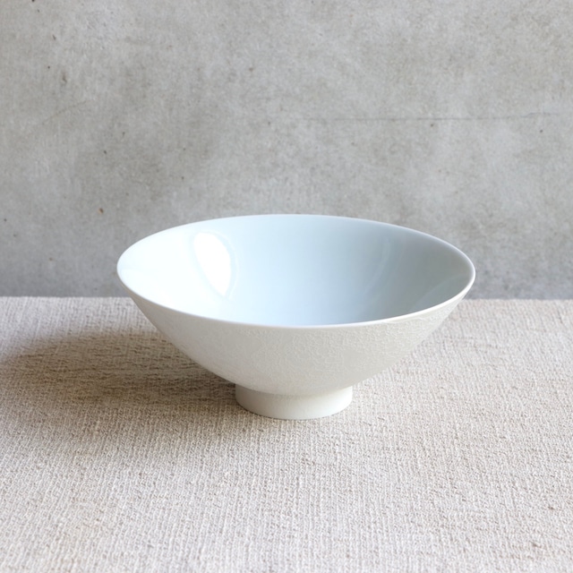 白泡 15cm飯器  White foam  15cm rice bowl