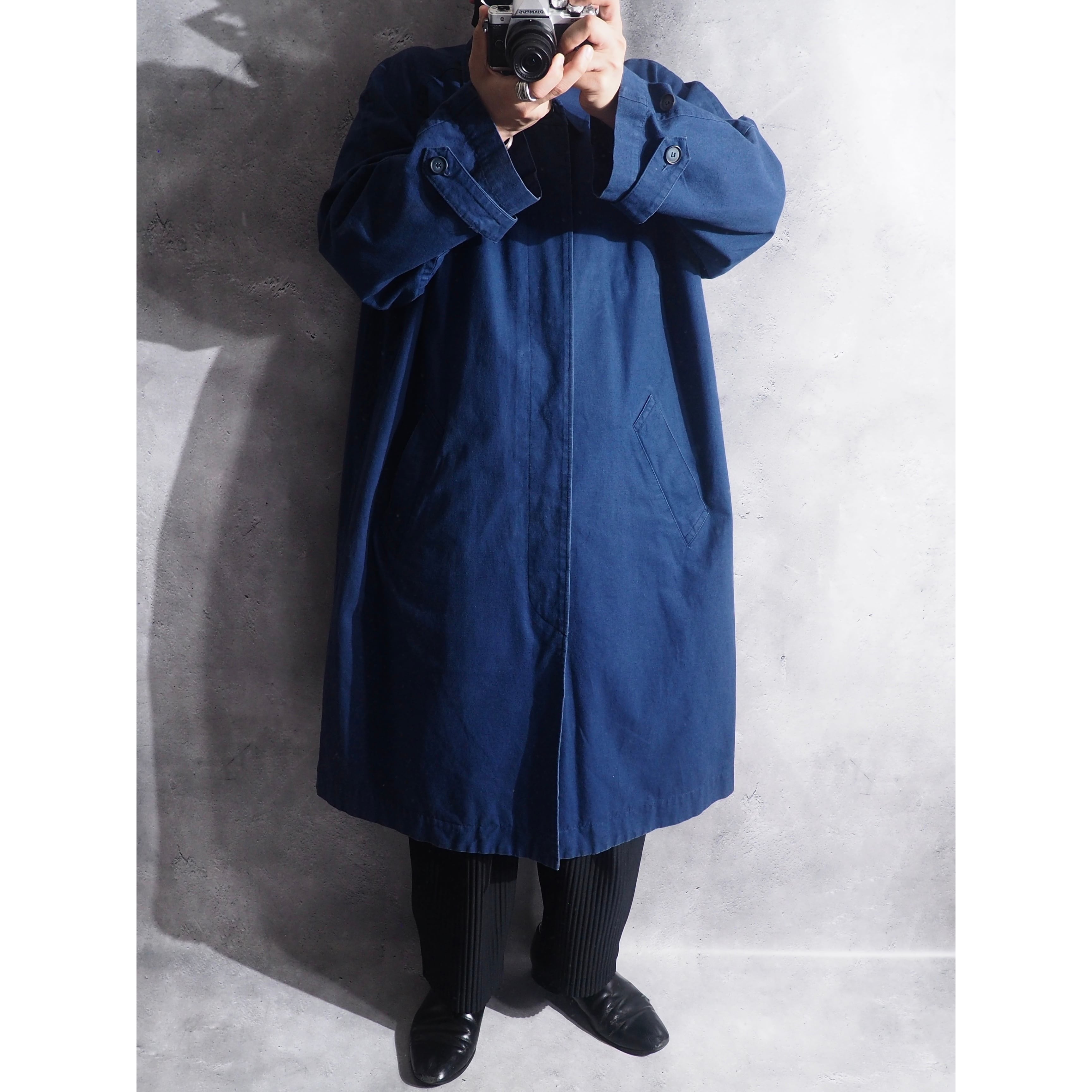 1980 - 90s Beautiful Midnight Blue color vintage Moleskin coat